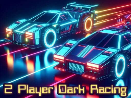 Capture d'écran de 2 Player Dark Racing