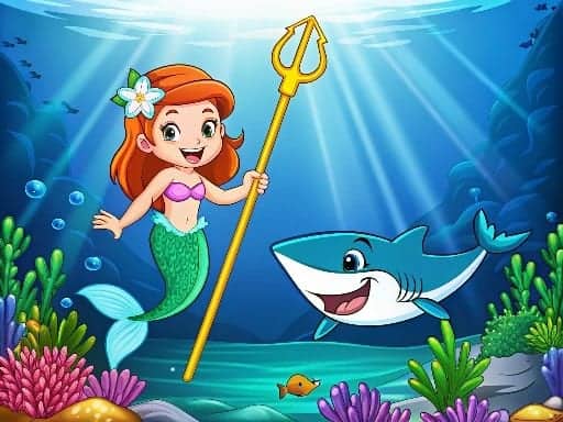 Capture d'écran de Princess vs Shark