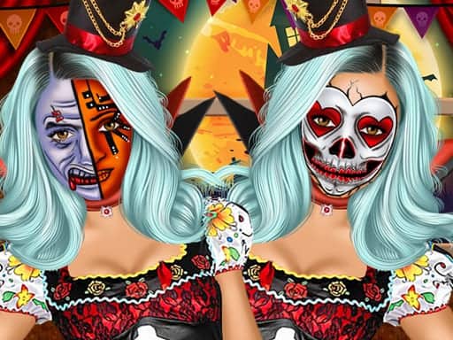 Capture d'écran de Jenner Halloween Face Art
