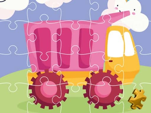 Capture d'écran de Cute Kids Trucks Jigsaw