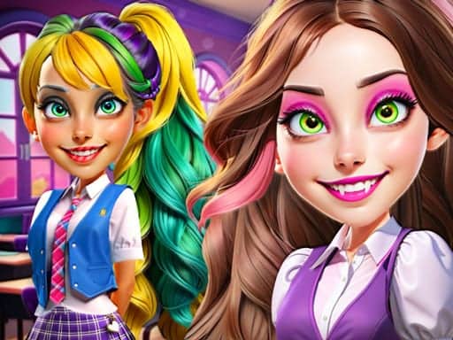 Capture d'écran de Princesses at Horror School