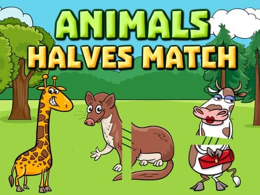 Capture d'écran de Animals Halves Match