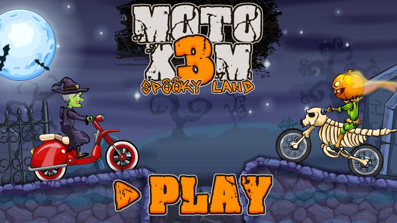 Capture d'écran de Moto X3M Spooky Land