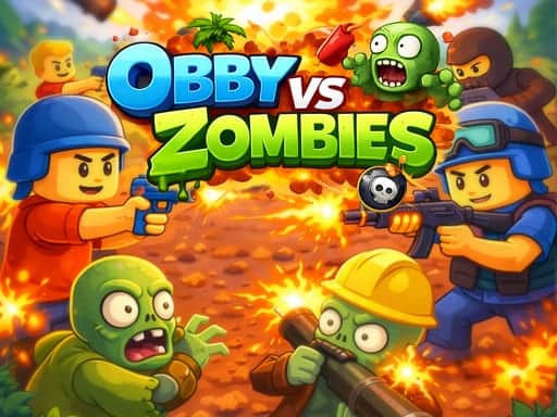 Capture d'écran de Obby vs Zombies