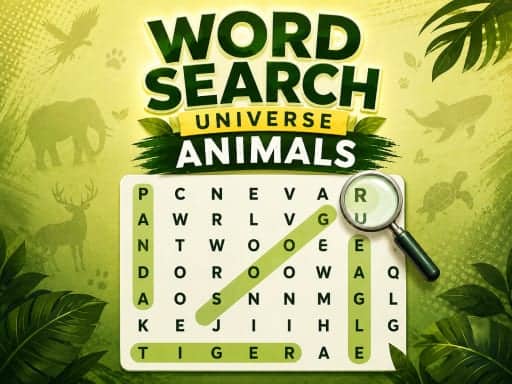 Capture d'écran de Word Search Universe Animals