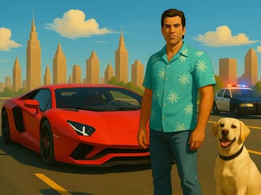 Capture d'écran de Aventador Vice Crime City