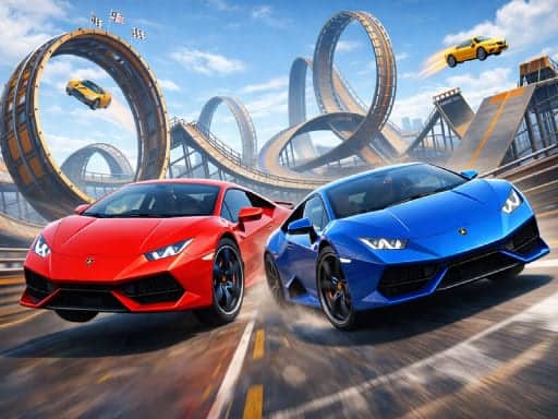 Capture d'écran de Cool SuperCars Stunts PvP