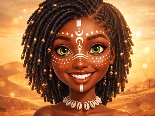 Capture d'écran de African Princesses: Style Island