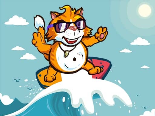 Capture d'écran de Surfer Cat
