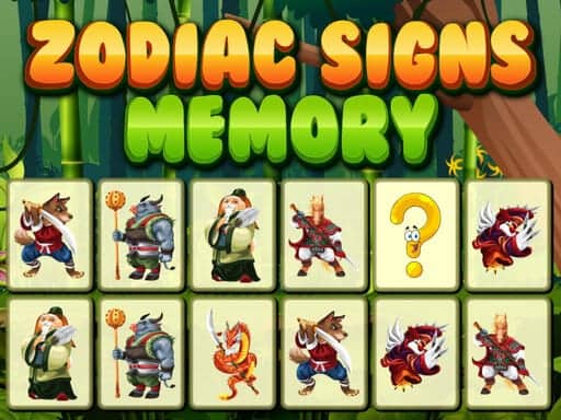 Capture d'écran de Zodiac Signs Memory
