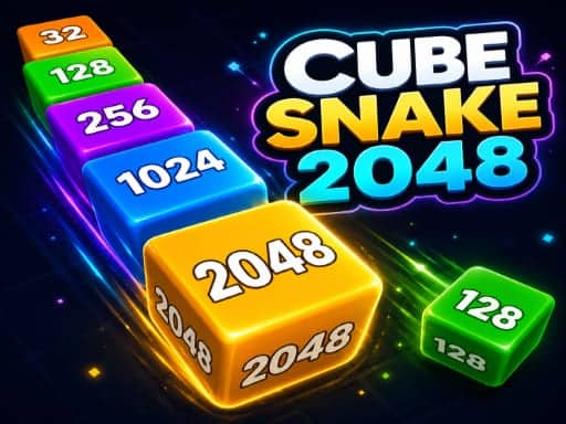 Capture d'écran de Cube Snake 2048