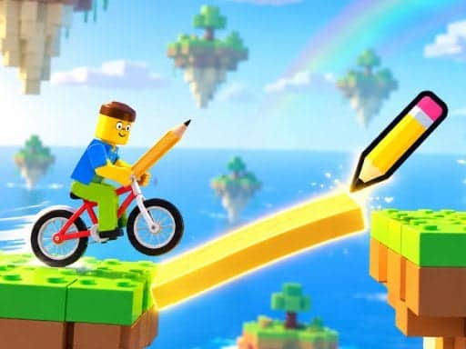 Capture d'écran de Bike Obby Draw Pencil