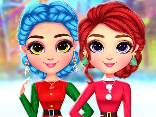 Capture d'écran de Rainbow Girls Christmas Outfits