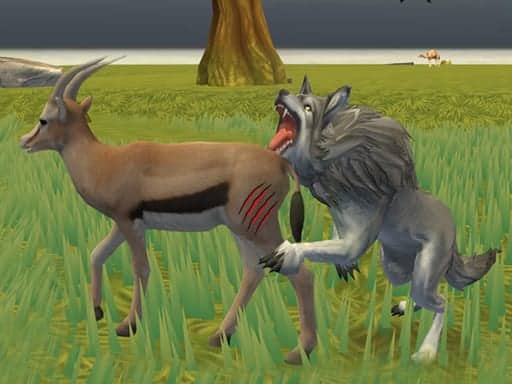 Capture d'écran de Wolf Life Simulator