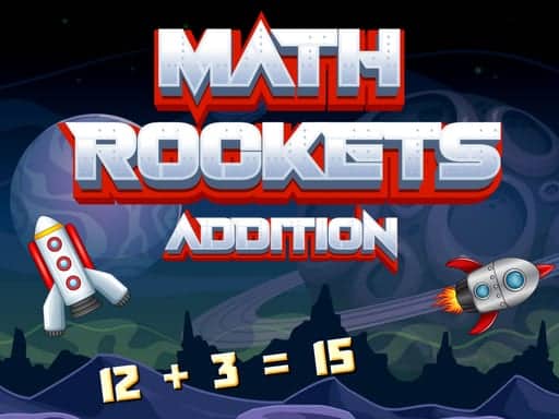 Capture d'écran de Math Rockets Addition