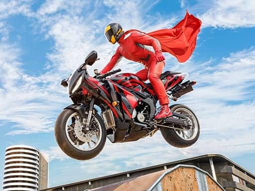 Capture d'écran de Real Motorbike Super Hero Stunt 3D