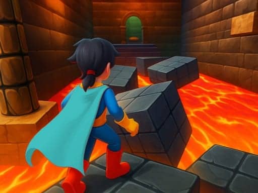 Capture d'écran de Superhero Escape Run – Parkour Challenge!