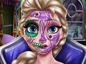 Capture d'écran de Elsa Scary Halloween Makeup