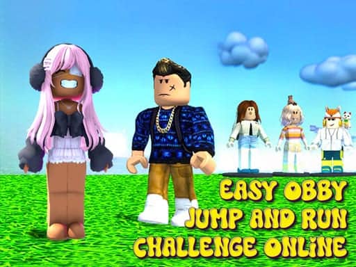 Capture d'écran de Easy Obby Jump and Run Challenge Online