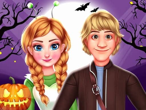 Capture d'écran de Royal Couple Halloween Party