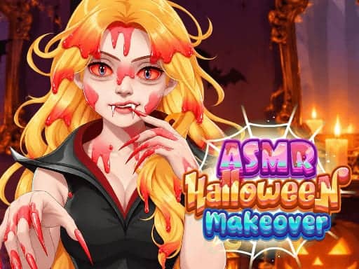 Capture d'écran de ASMR Halloween Makeover