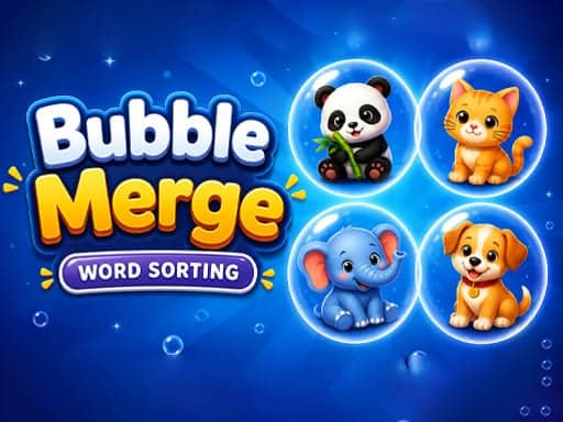 Capture d'écran de Bubble Merge: Word Sort