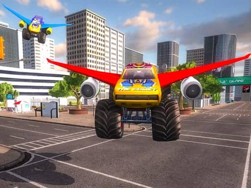 Capture d'écran de Real Flying Truck Simulator 3D