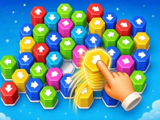 Capture d'écran de Hexa Arrows Puzzle