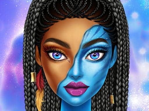 Capture d'écran de Blue Girls Makeup
