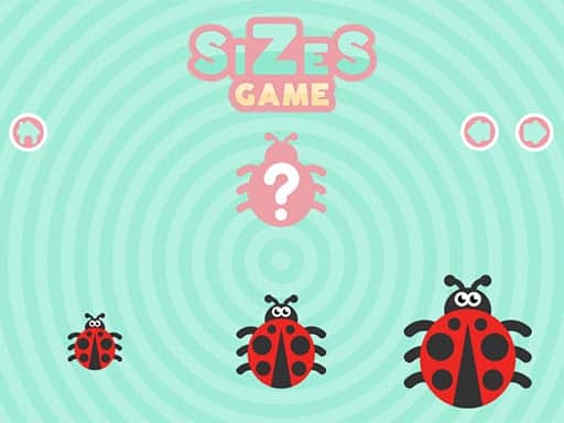 Capture d'écran de Sizes game