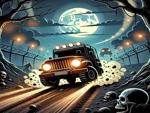 Capture d'écran de Racing Car Destroying Zombie