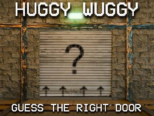 Capture d'écran de Huggy Wuggy Guess the right door