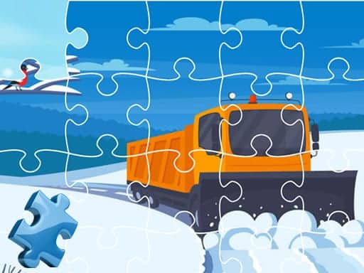 Capture d'écran de Winter Trucks Jigsaw