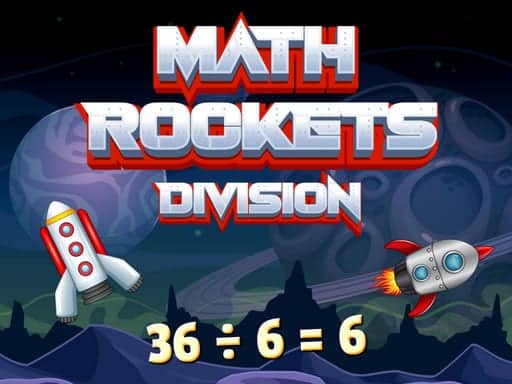Capture d'écran de Math Rockets Division
