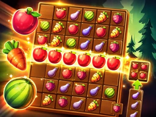 Capture d'écran de Fruit Block Tetra Puzzle