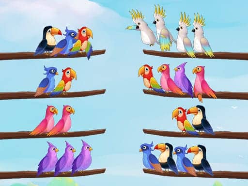Capture d'écran de Bird Sort Puzzle