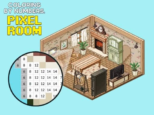 Capture d'écran de Coloring by Numbers. Pixel Rooms