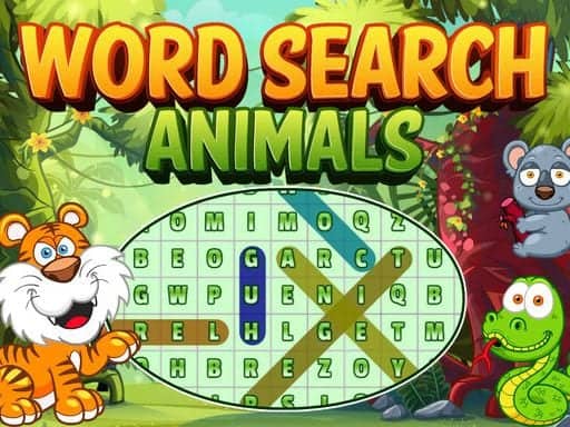 Capture d'écran de Word Search Animals