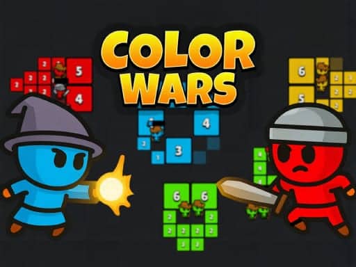 Capture d'écran de ColorWars.io - Conquest Game