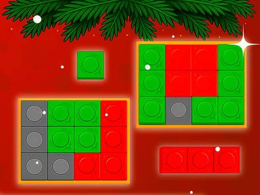 Capture d'écran de Christmas Blocks Sort