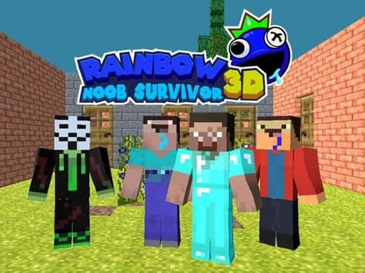 Capture d'écran de Rainbow Noob Survivor
