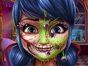 Capture d'écran de Dotted Girl Halloween Makeup