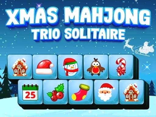 Capture d'écran de Xmas Mahjong Trio Solitaire