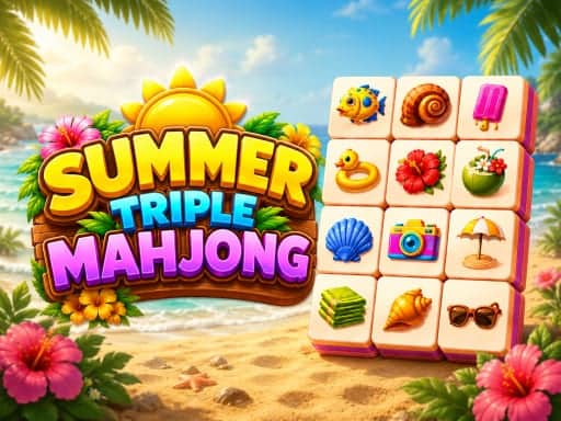 Capture d'écran de Summer Triple Mahjong