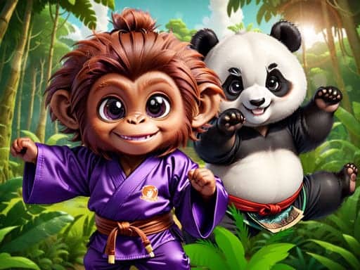 Capture d'écran de Kung-Fu Little Animals