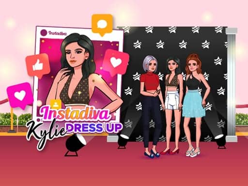 Capture d'écran de Instadiva Kylie Dress Up